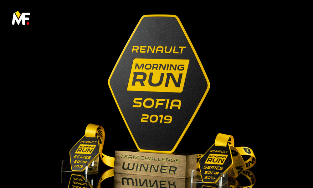 Set of awards for Renault Morning Run