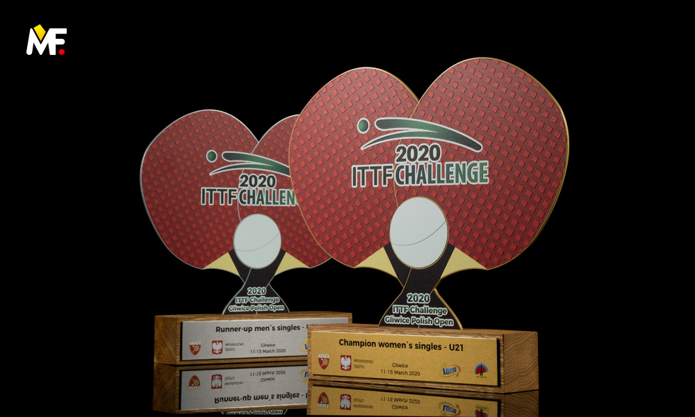 Trophies for ITTF Challenge